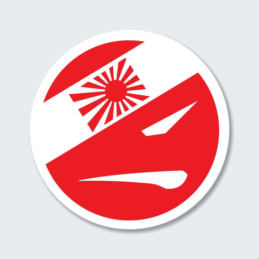 Ninja Face Rising Sun Emoticon Sticker