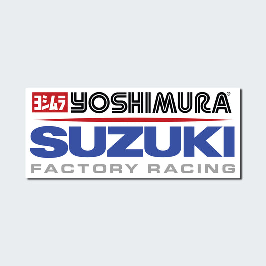 Yoshimura Suzuki Factory Racing Sticker