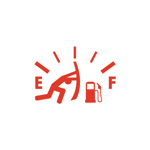 Gasoline Indicator Sticker