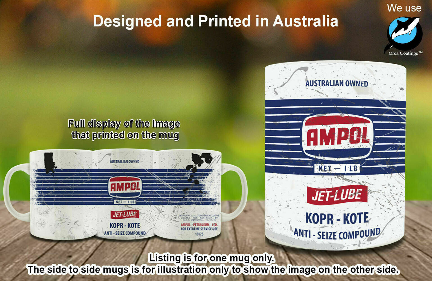 Ampol Jet-Lube Oil Mug