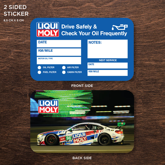 Liqui Moly Oil Change Reminder Stickers