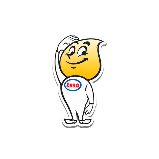 Esso Character Salute Sticker