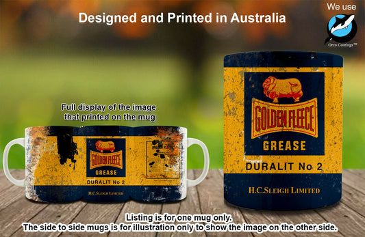 Golden Fleece Oil Mug gear oil distress Coffee Gift Birthday Christmas Mug