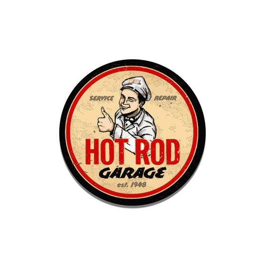 Hot Rod Garage Sticker