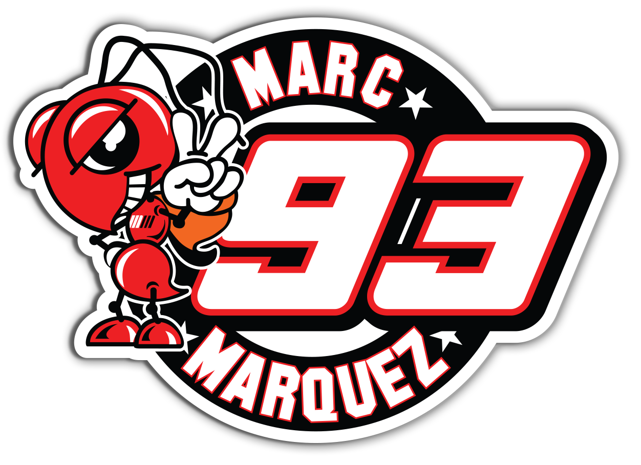 Marquez MM93 93 Ant Logo Sticker