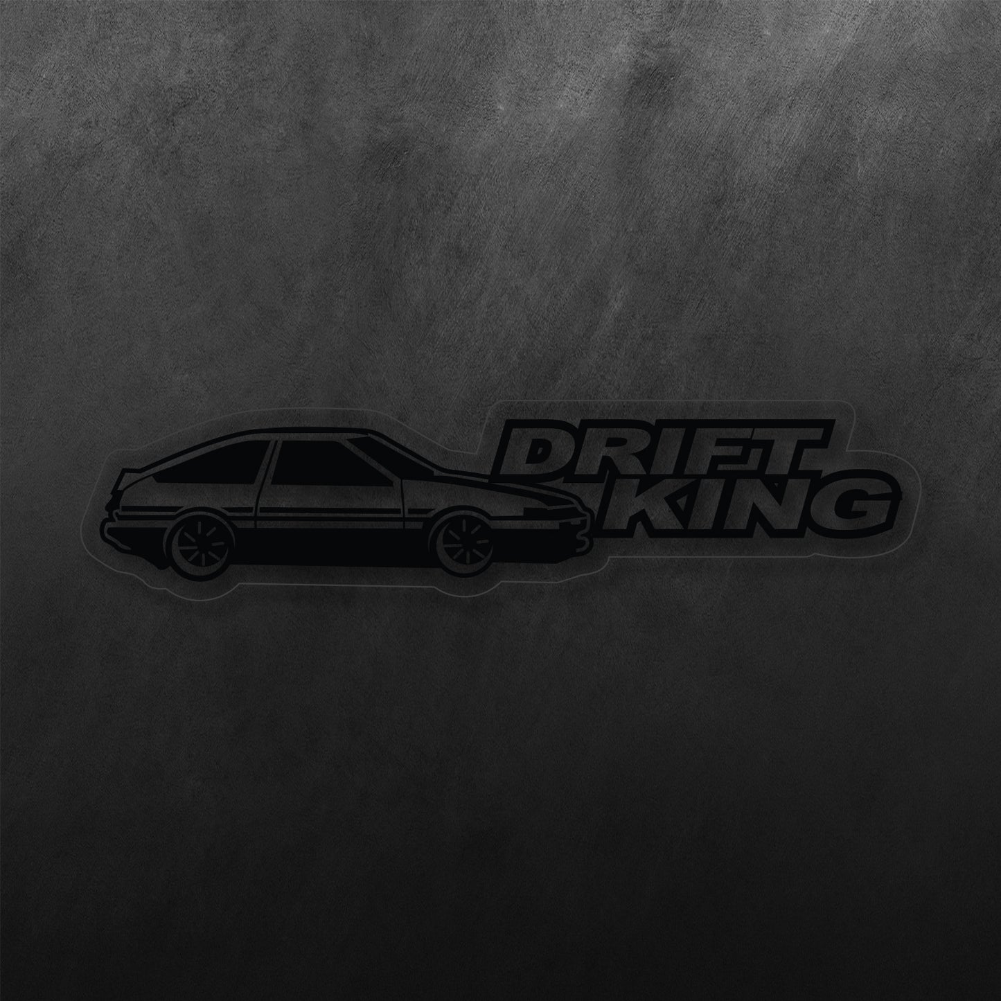 Drift King Car Sticker