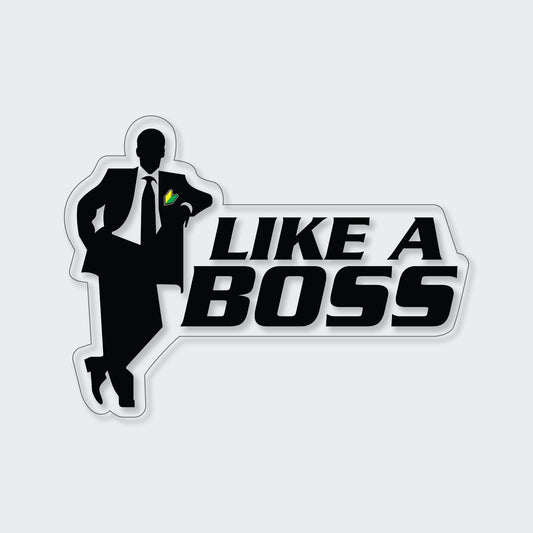 Like A Boss Sticker