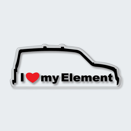 I Love My Element Sticker