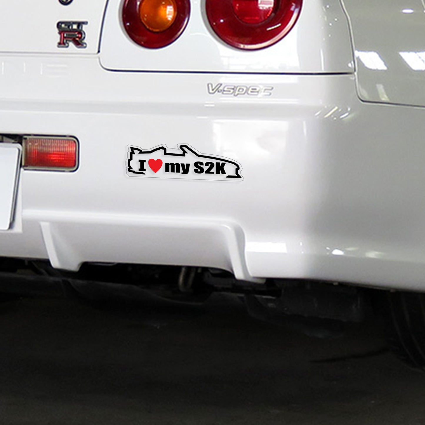 I Love My S2K Sticker