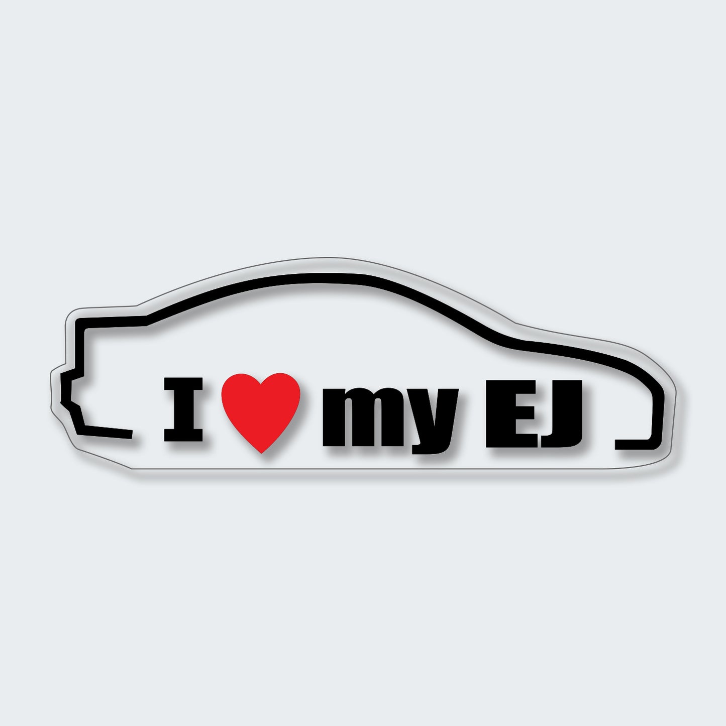 I Love My EJ Sticker