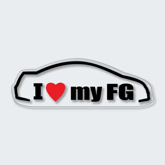 I Love My FG Sticker