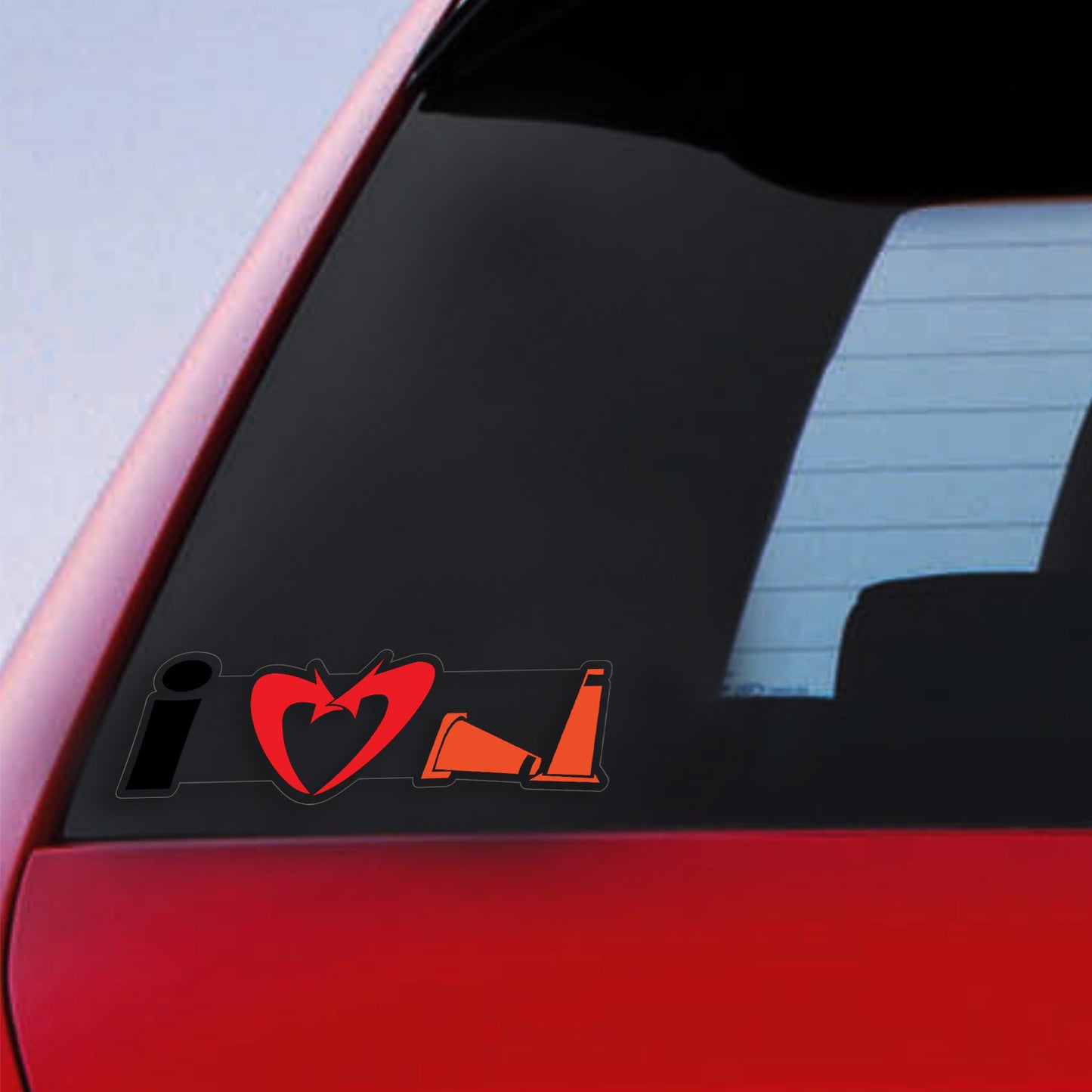 JDM I Love Cone Sticker