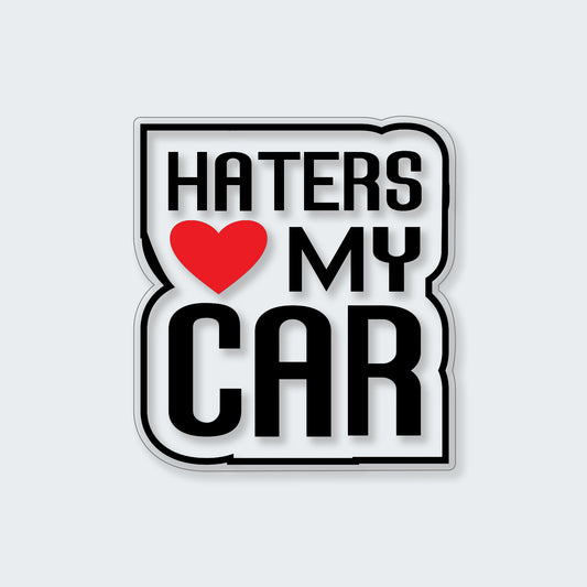 JDM Haters Love My Car Sticker