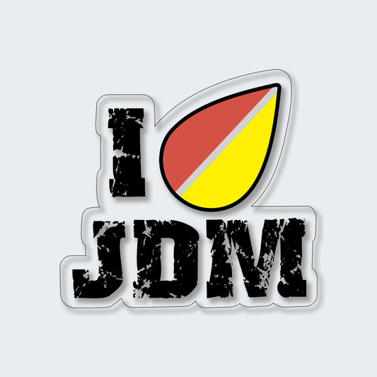 I Love my JDM Logo Sticker