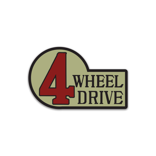 4 Wheel Drive Sticker