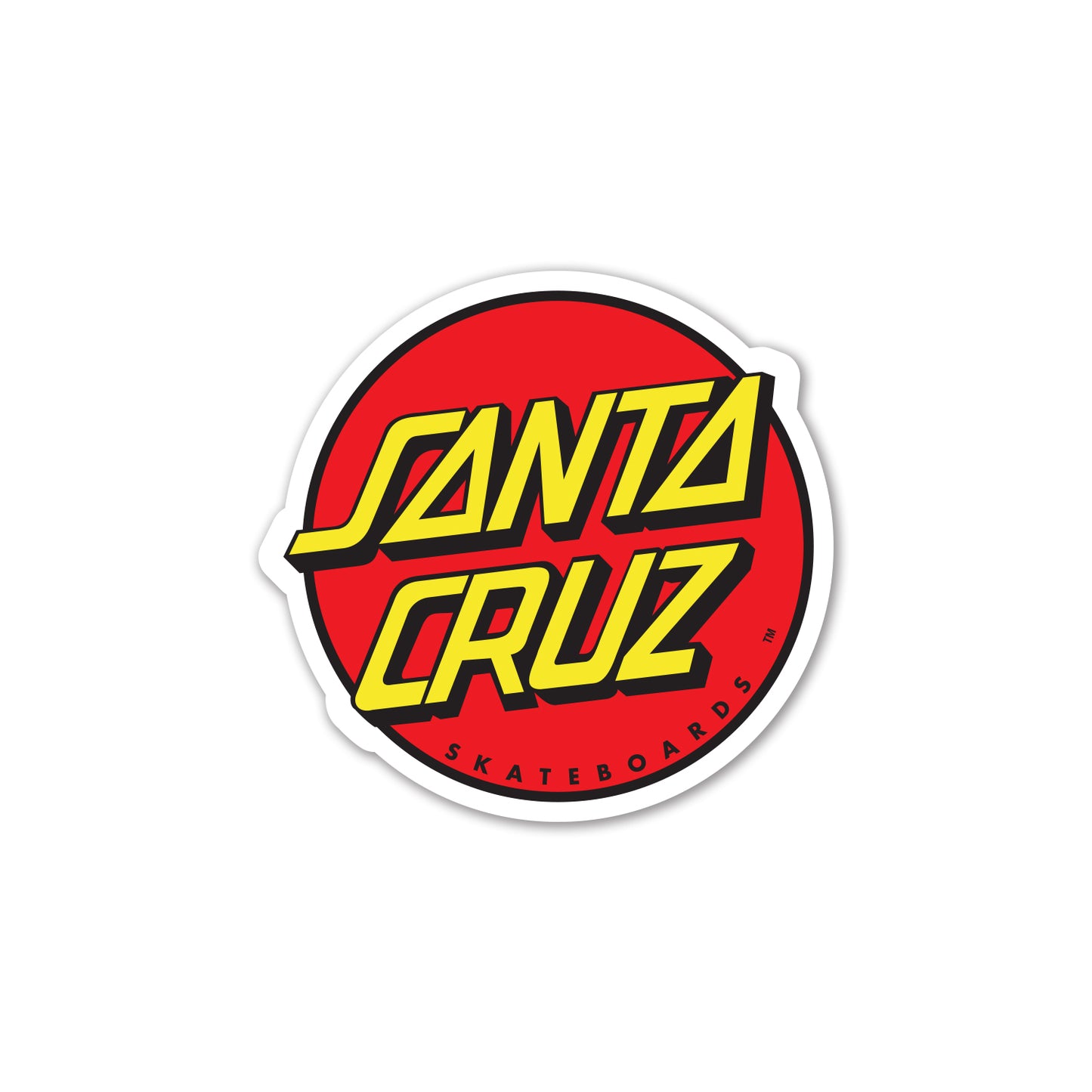 Santa Cruz Logo Sticker