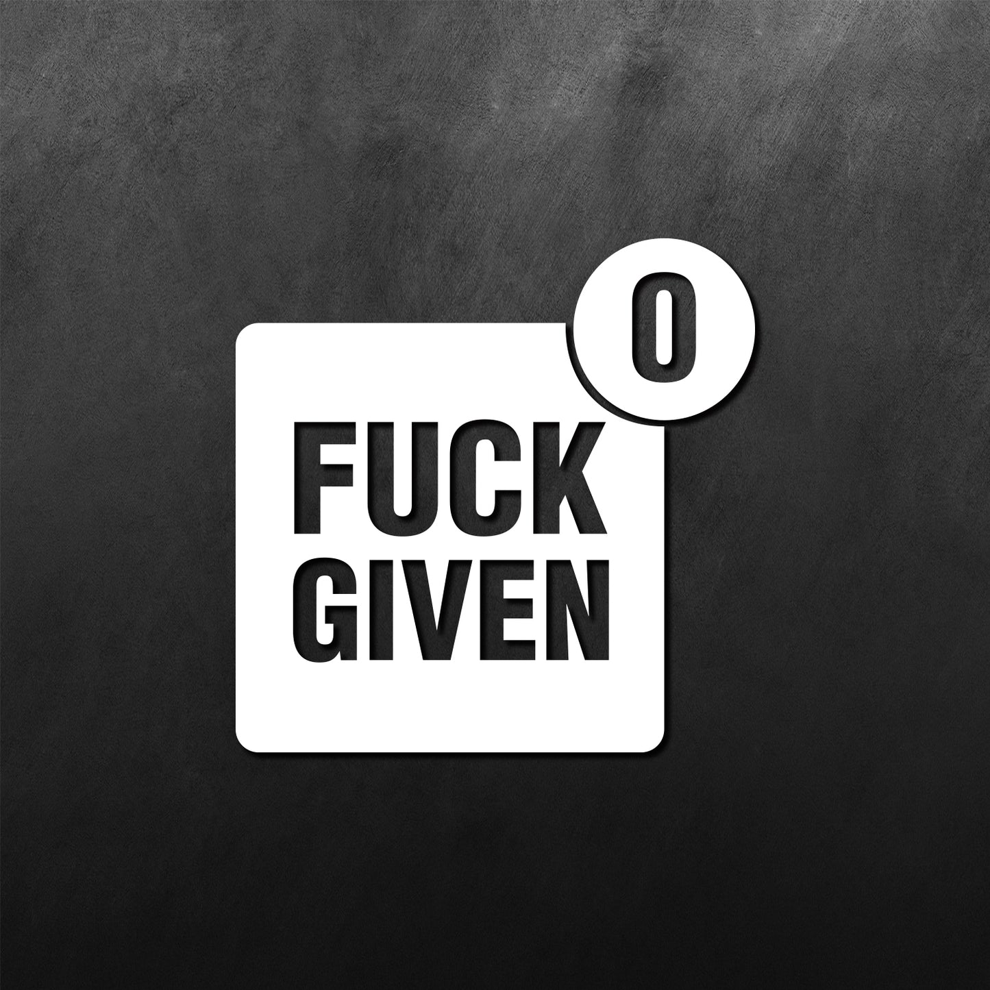 F*ck Given Sticker