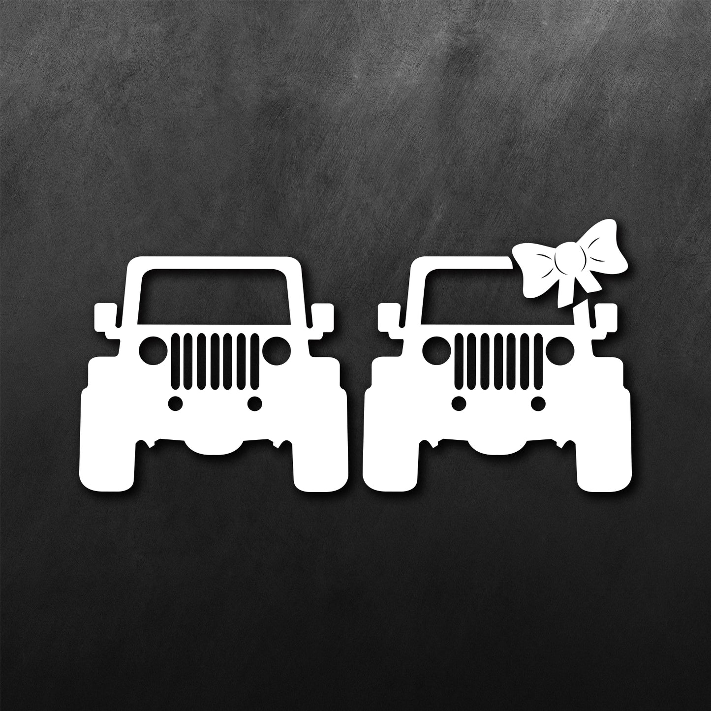 Couple Sticker for Jeep