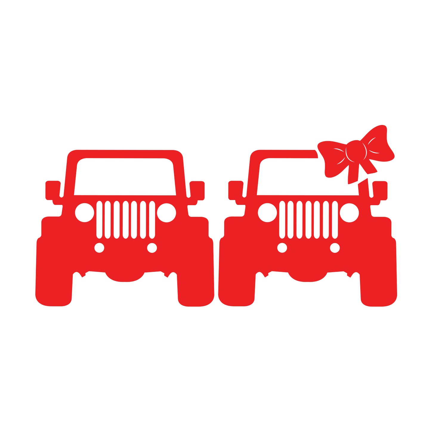 Couple Sticker for Jeep