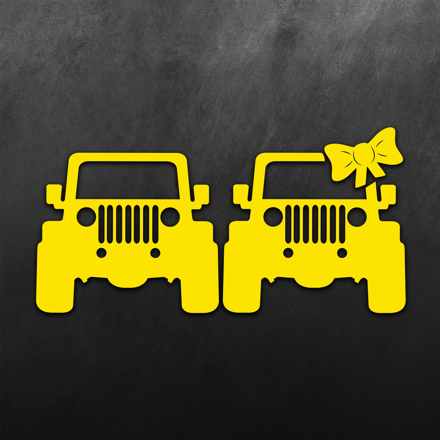 Couple Sticker for Jeep