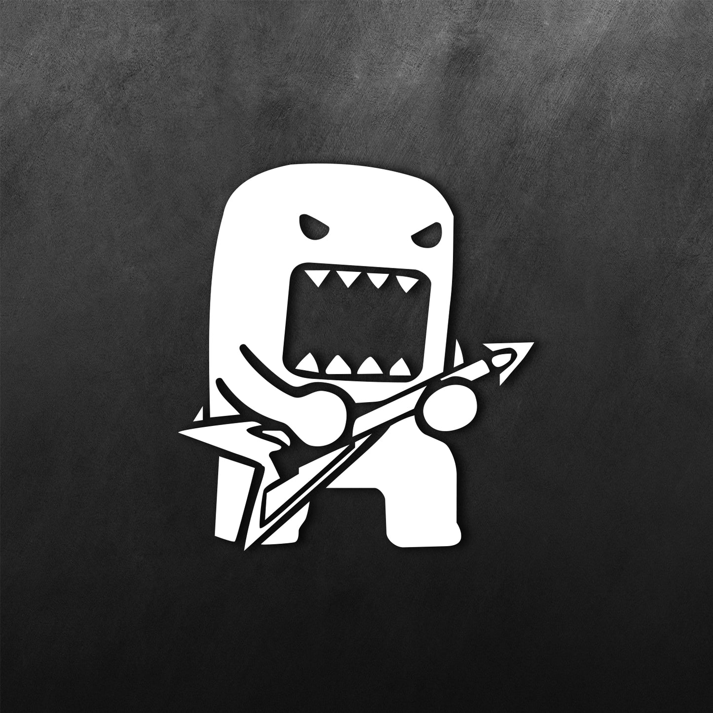 Domo Guitar Sticker