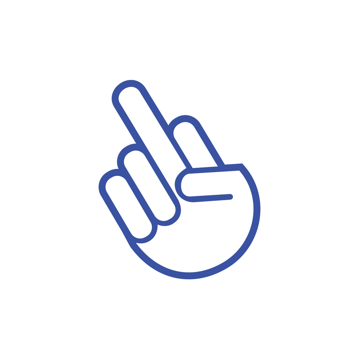 JDM Hand Middle Finger Sticker