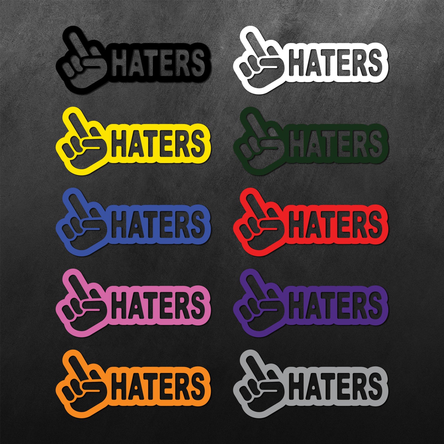 JDM Hand Haters Sticker