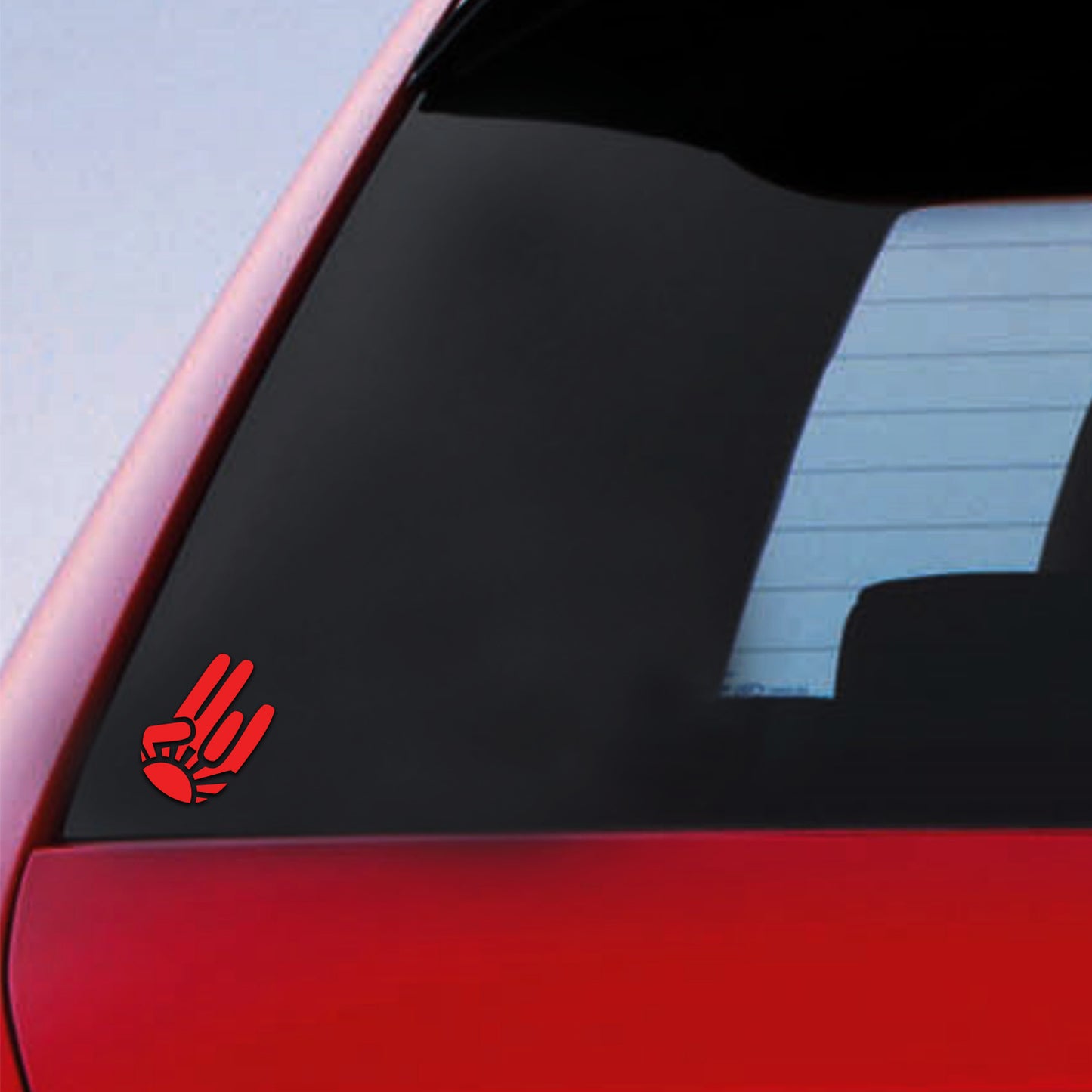 JDM Rising Sun in Hand Shocker Sticker