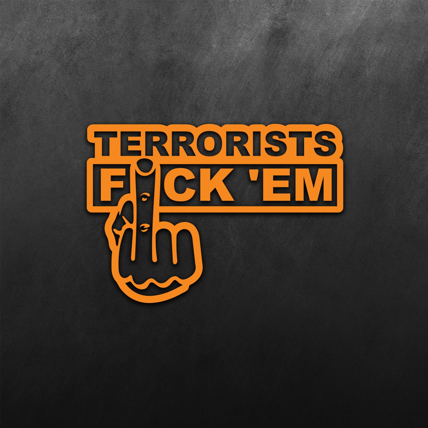 JDM Hand Terrorist F*ck_em Sticker