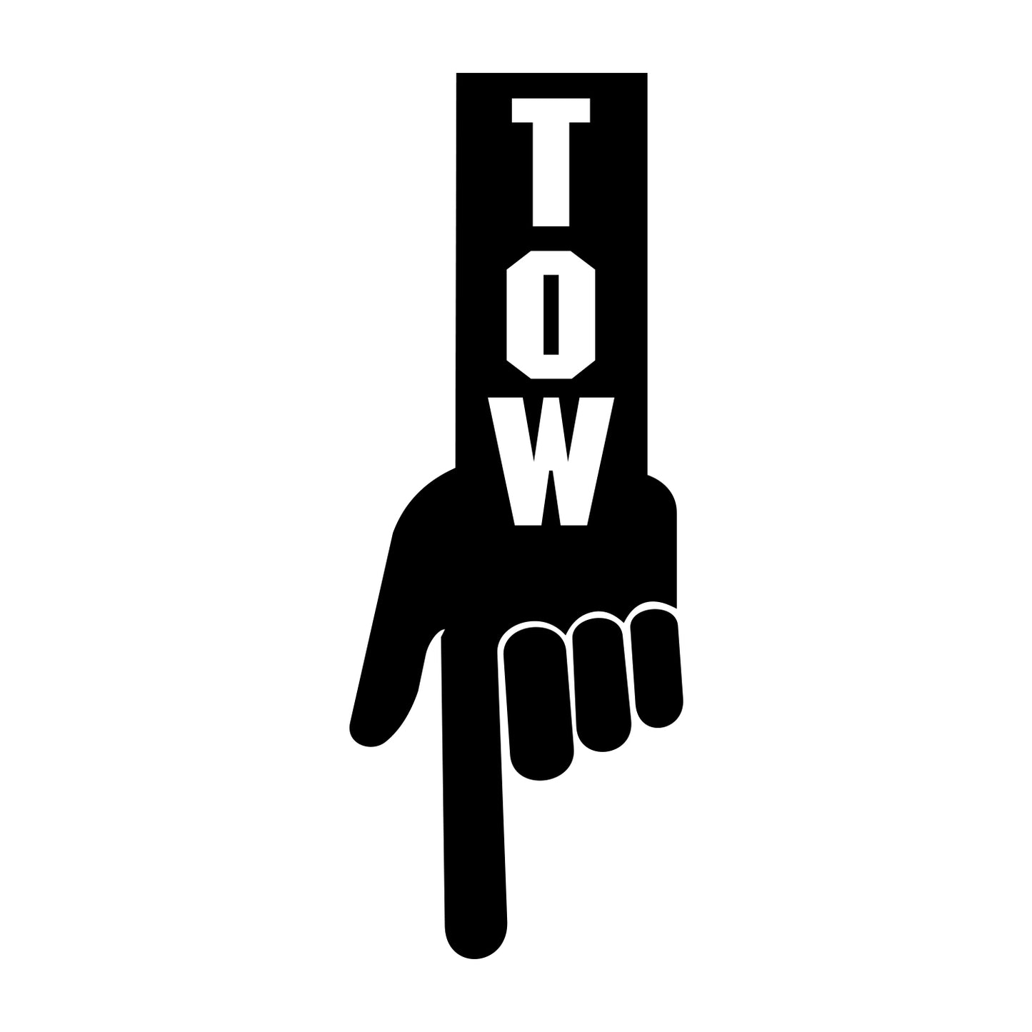 JDM Hand Tow Sticker