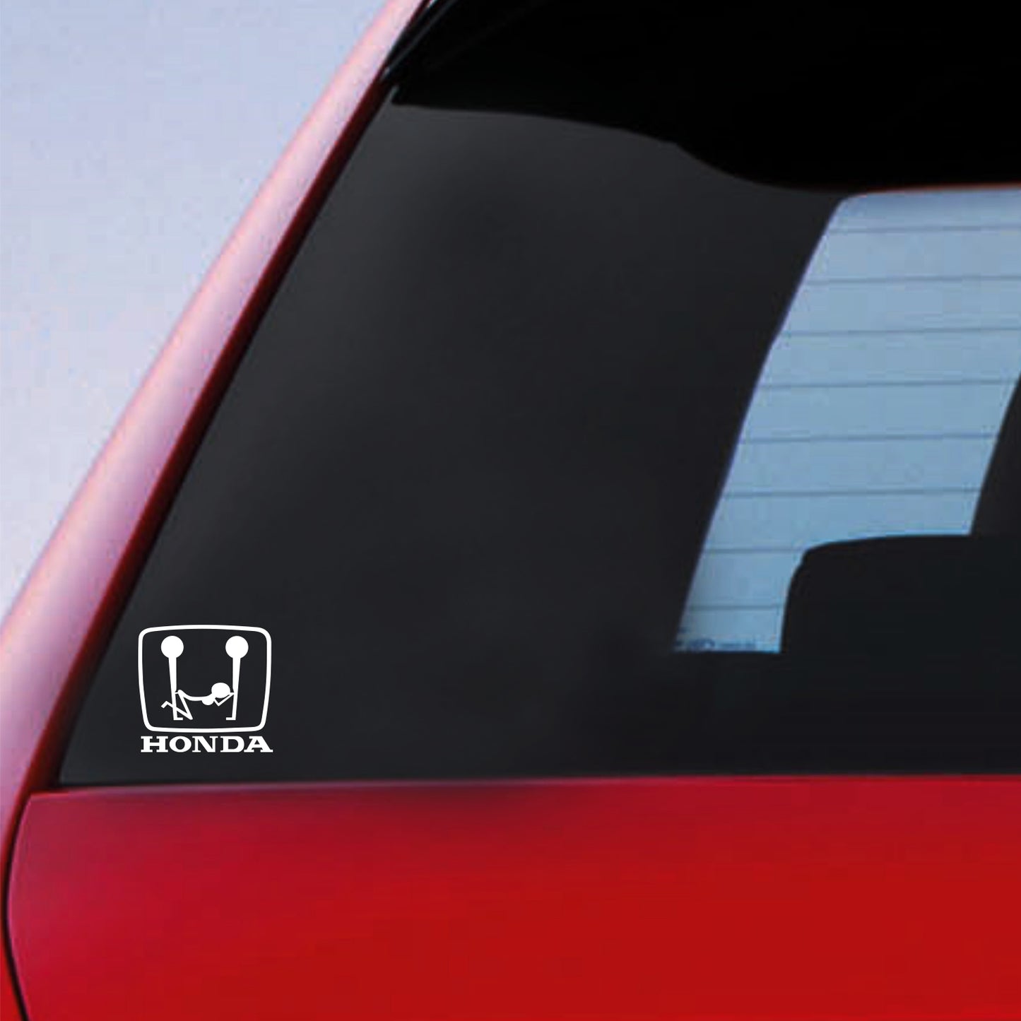 JDM Funny & Rude Letter H for Honda Sticker