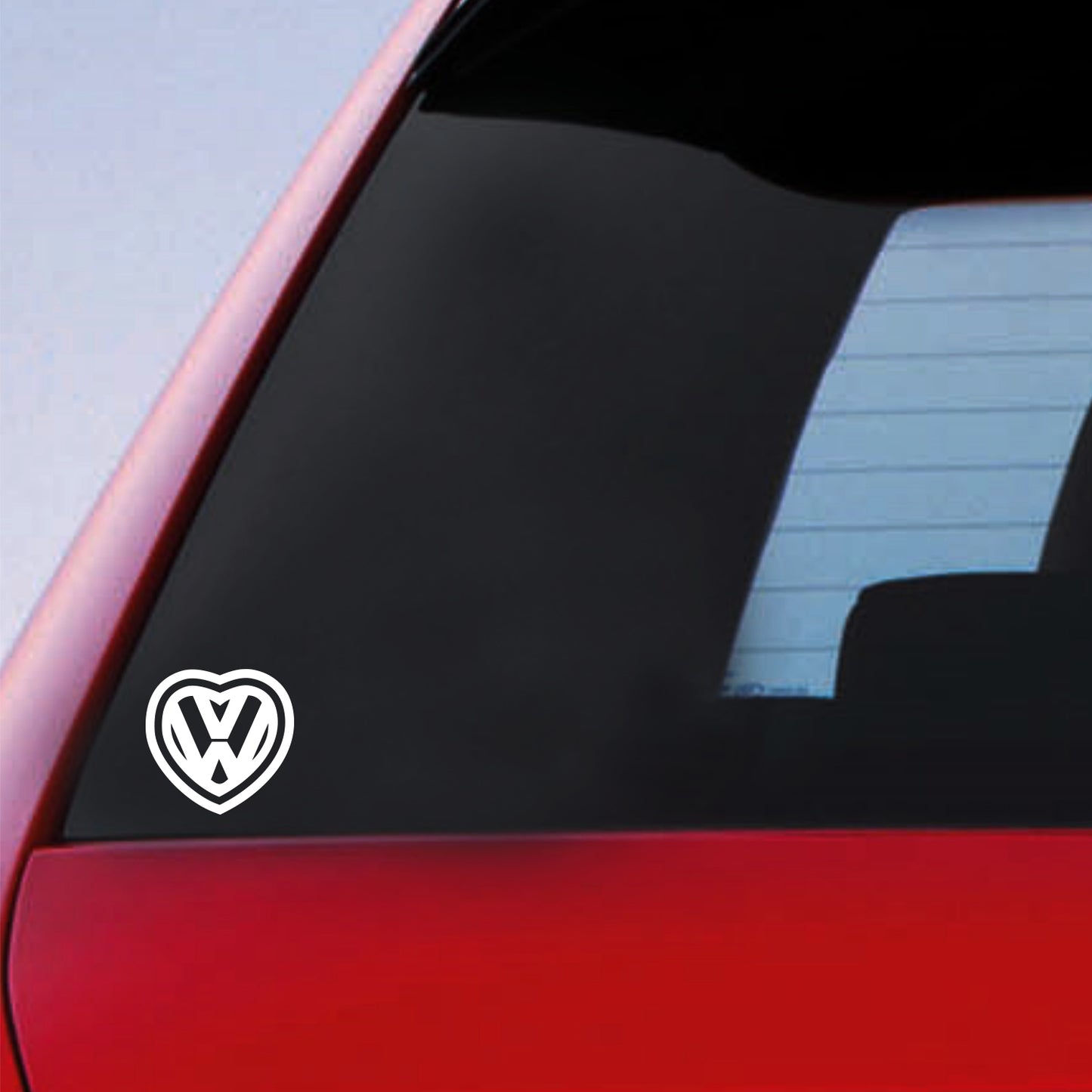 JDM Heart VW Sticker