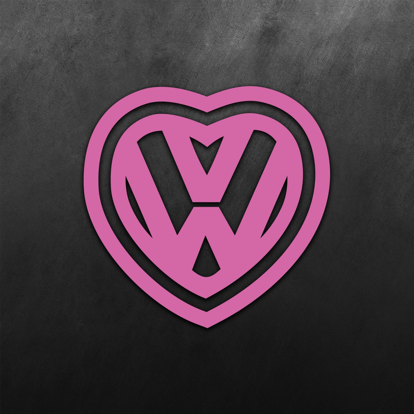 JDM Heart VW Sticker