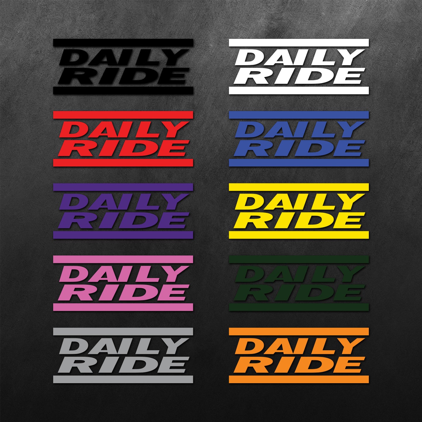 Daily Ride Sticker