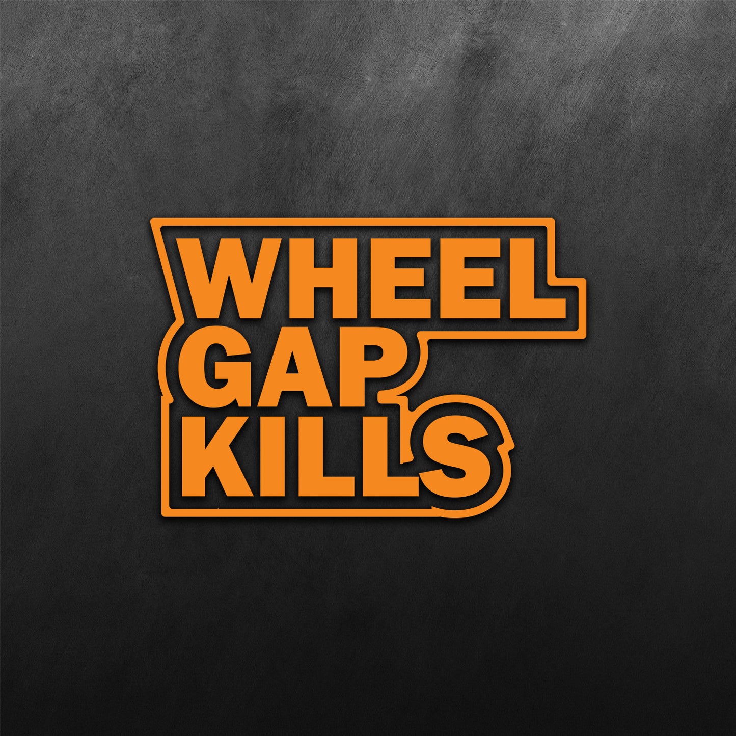 Wheel Gap Kills Sticker