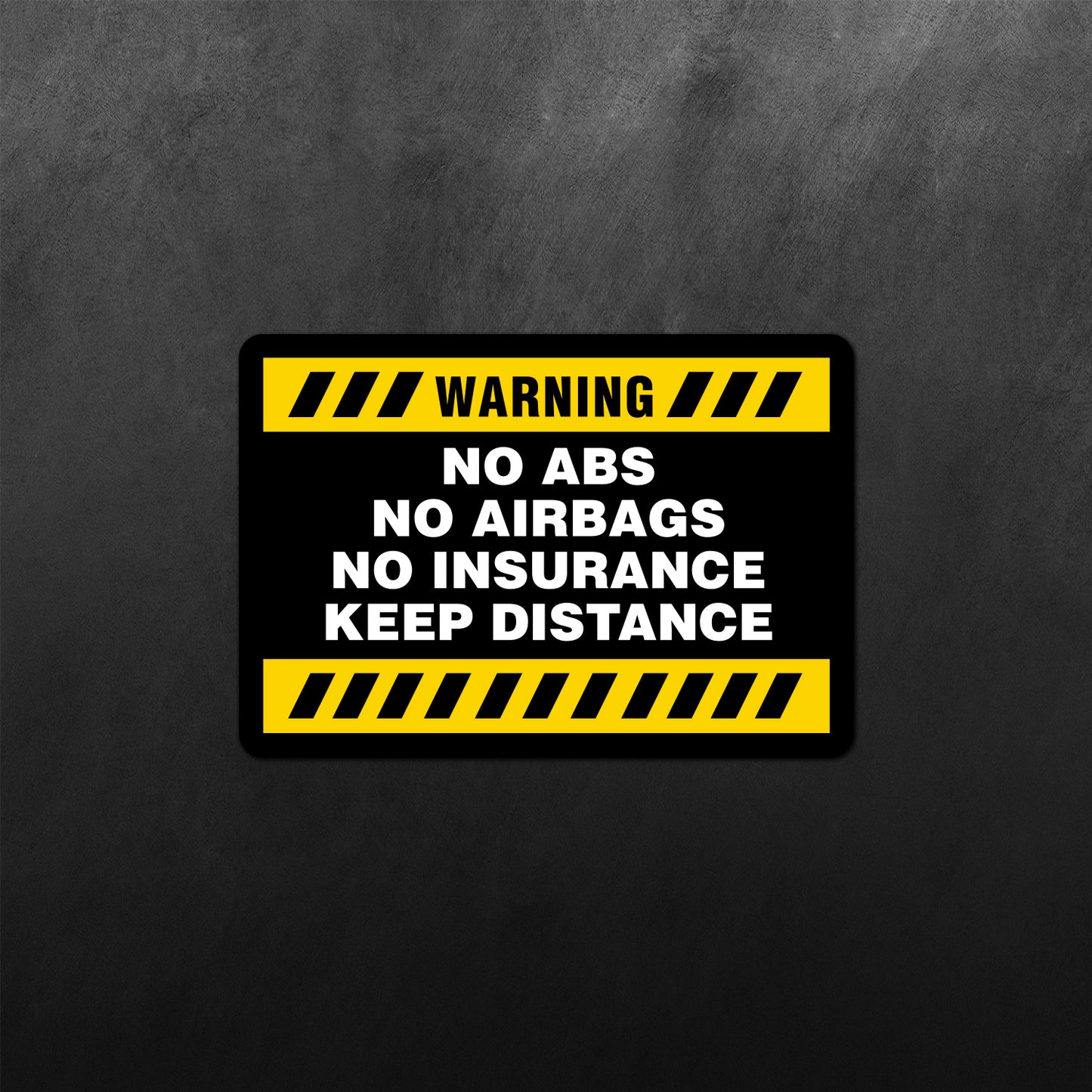 Warning Sticker