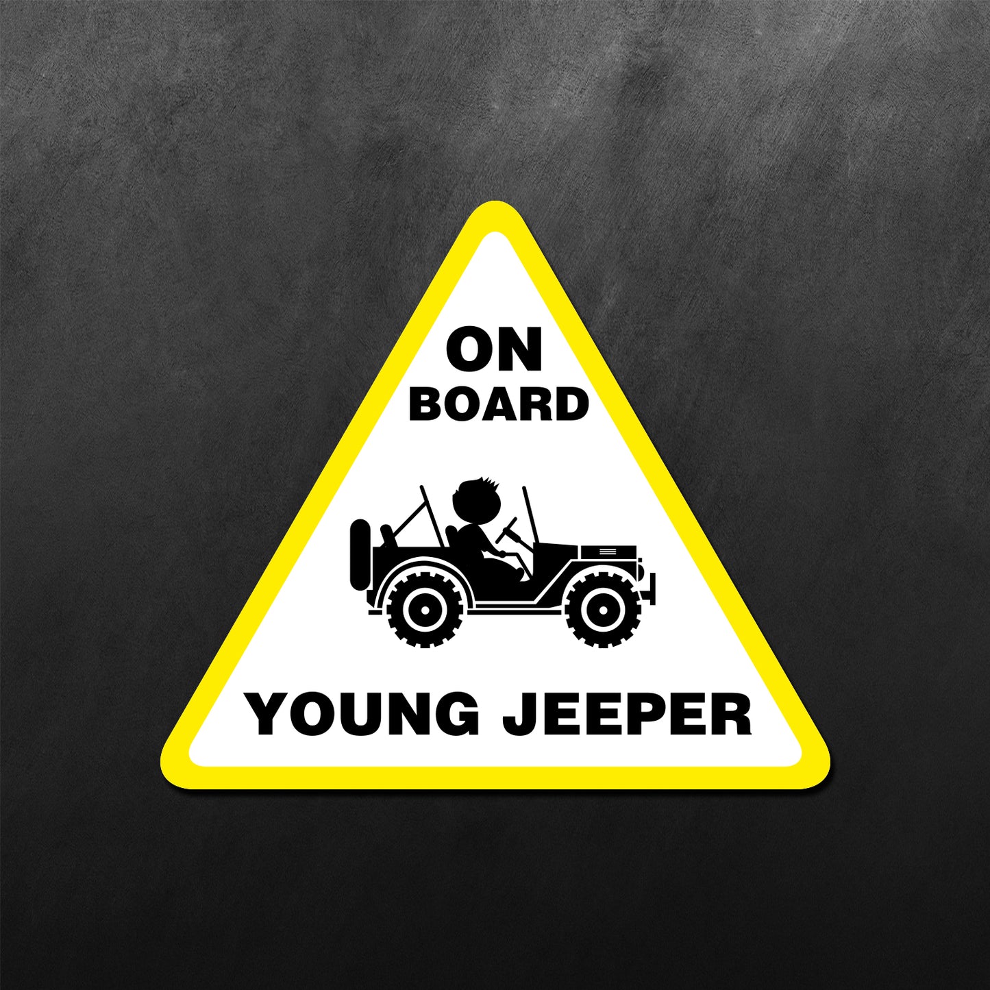 Young for Jeeper Sticker for Jeep