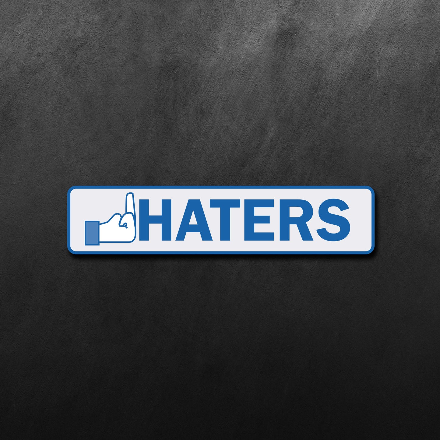 JDM Haters Middle Finger Sticker