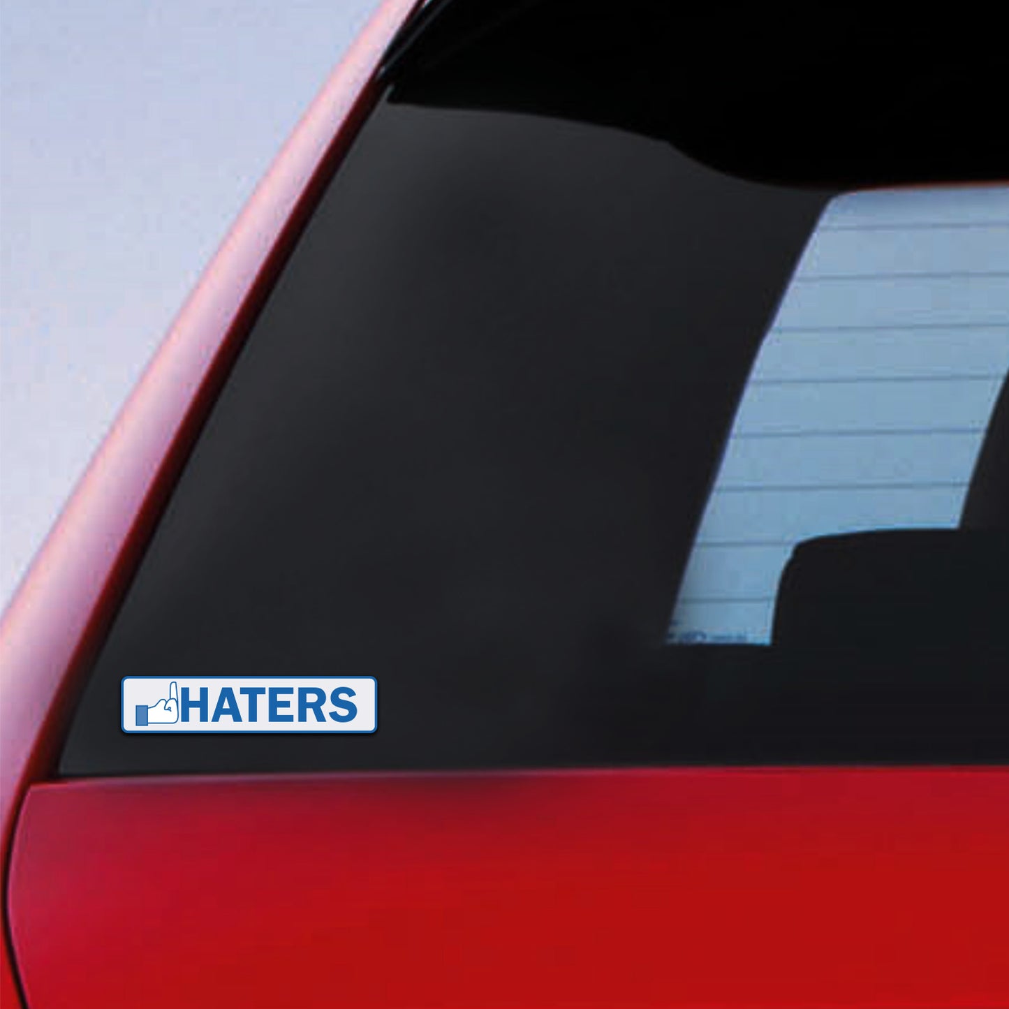 JDM Haters Middle Finger Sticker