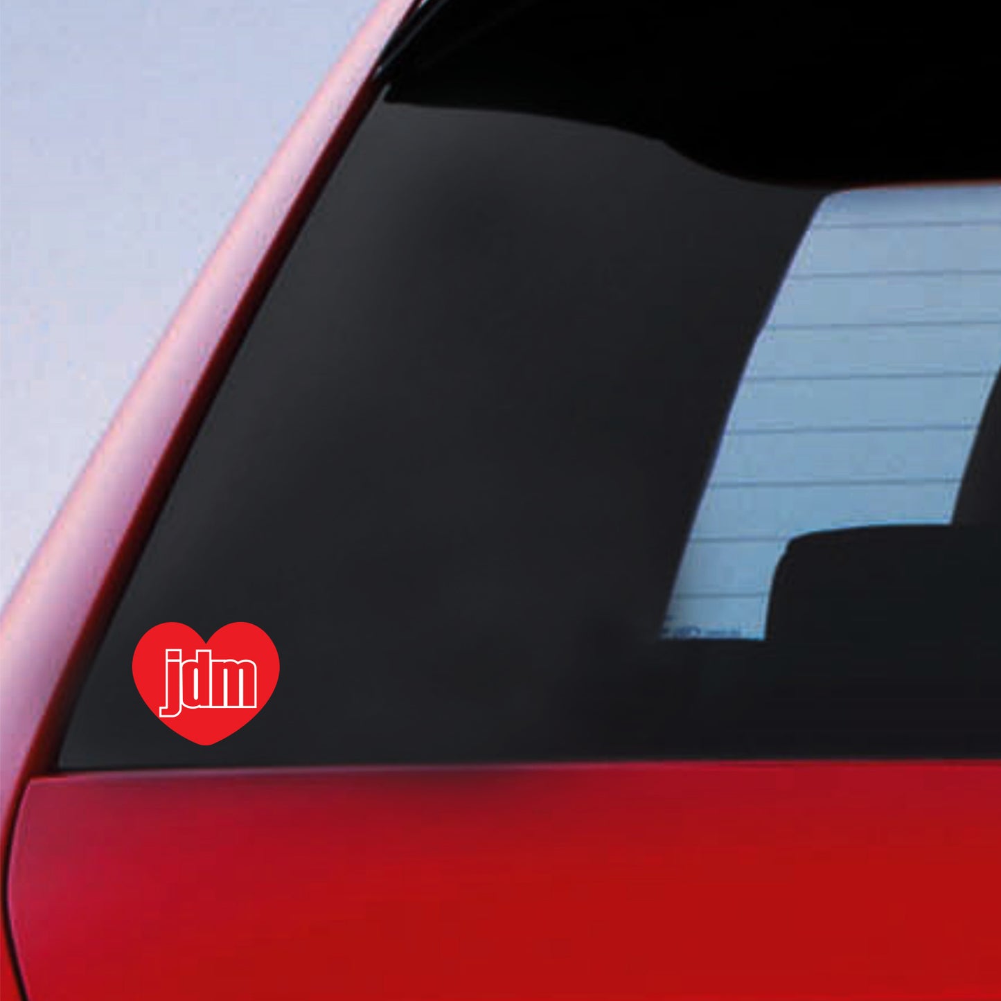 JDM Heart Love in JDM Sticker