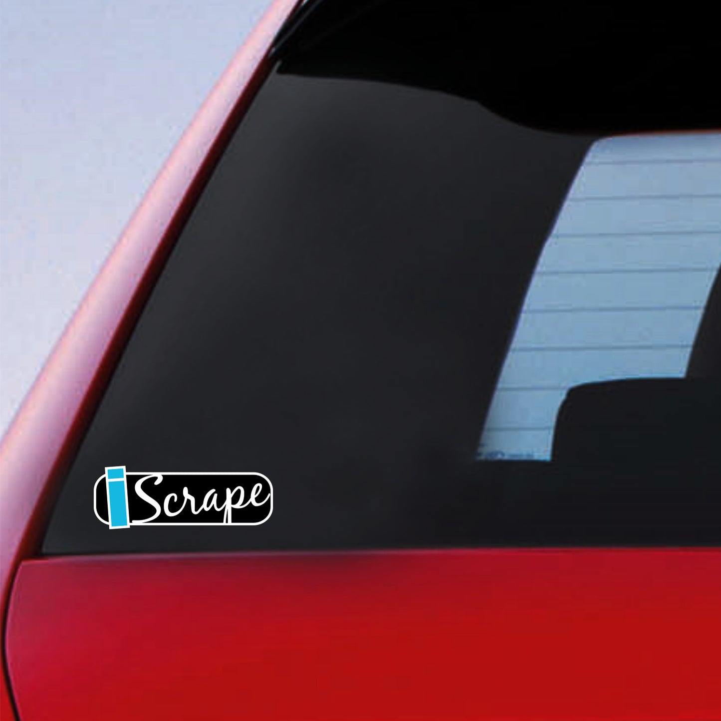 I Scrape Sticker