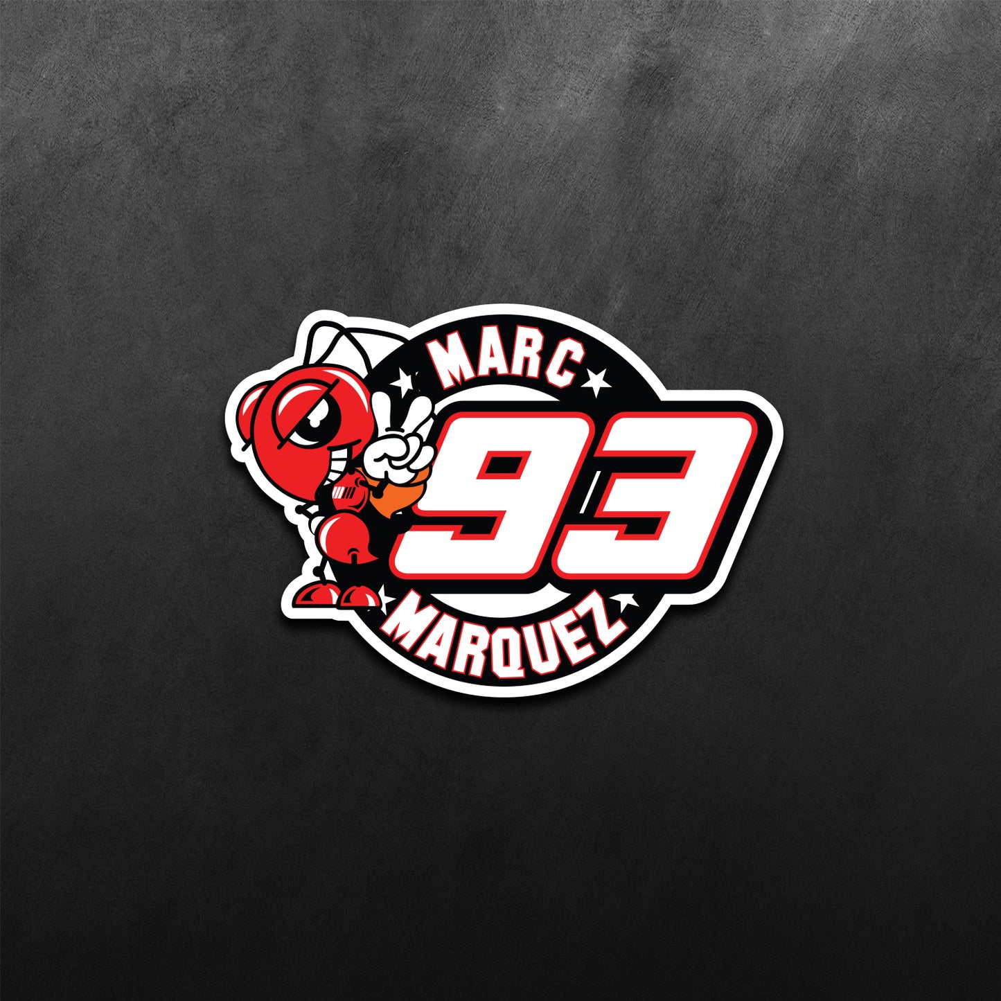 Marquez MM93 93 Ant Logo Sticker