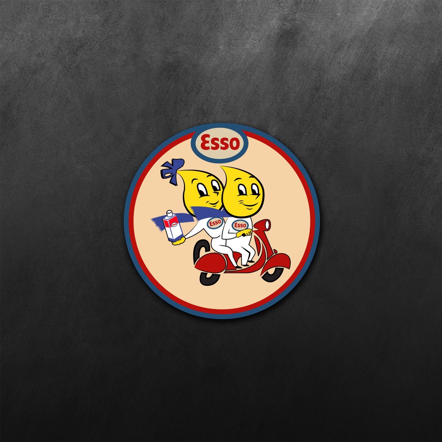 Esso Robin Shoultz Oil Sticker