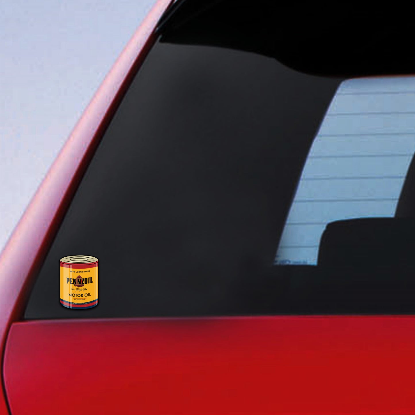 Pennzoil Tin Oil Sticker