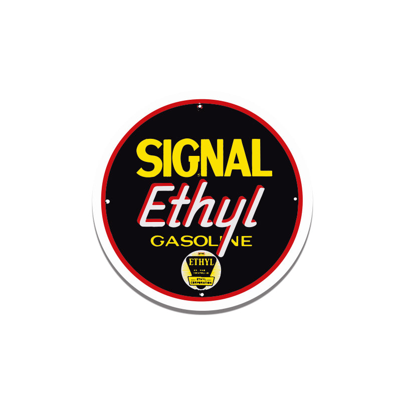 Signal Ethyl Gasoline Sticker