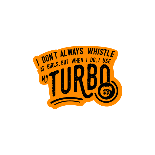 Turbo Whistle Sticker