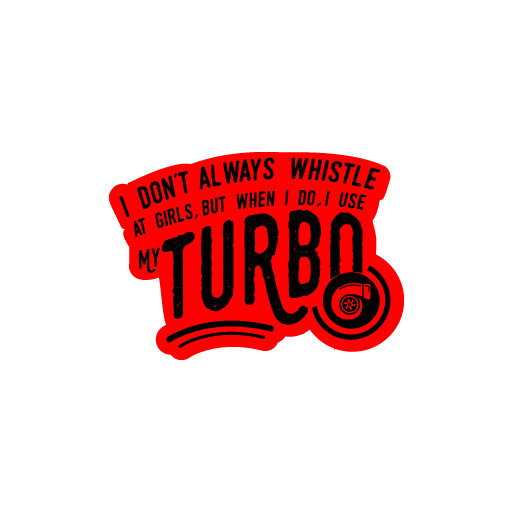 Turbo Whistle Sticker