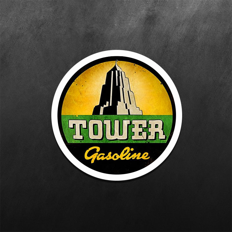 Tower Gasoline Sticker