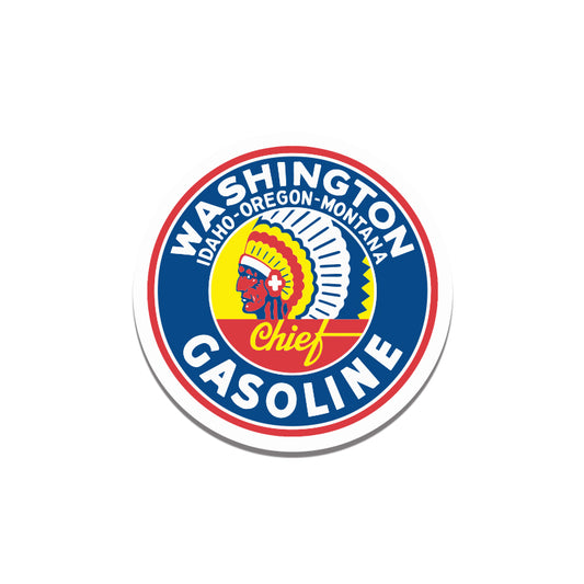 Washington Chief Gasoline Sticker