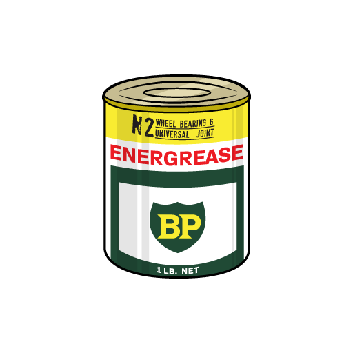 BP Energrease Tin Oil Sticker-0